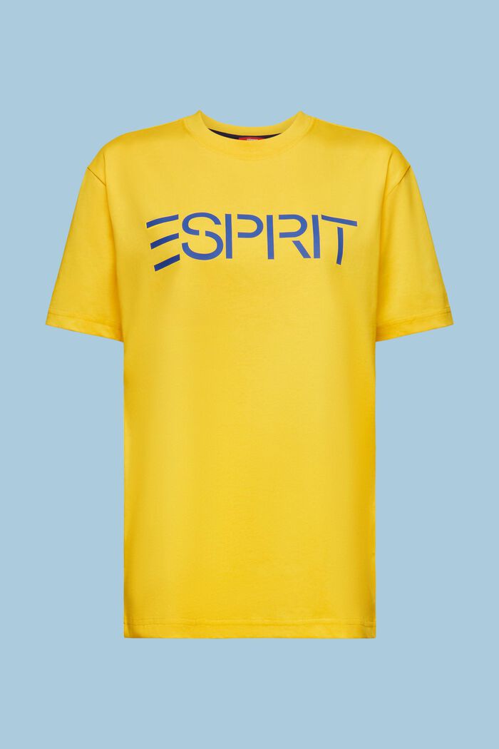 Unisex Logo-T-Shirt aus Baumwolljersey