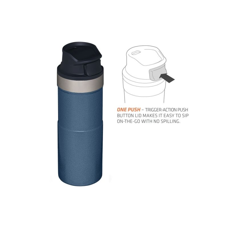 Stanley Classic Trigger-Action Travel MUG 12oz \/350ml Hammertone Lake