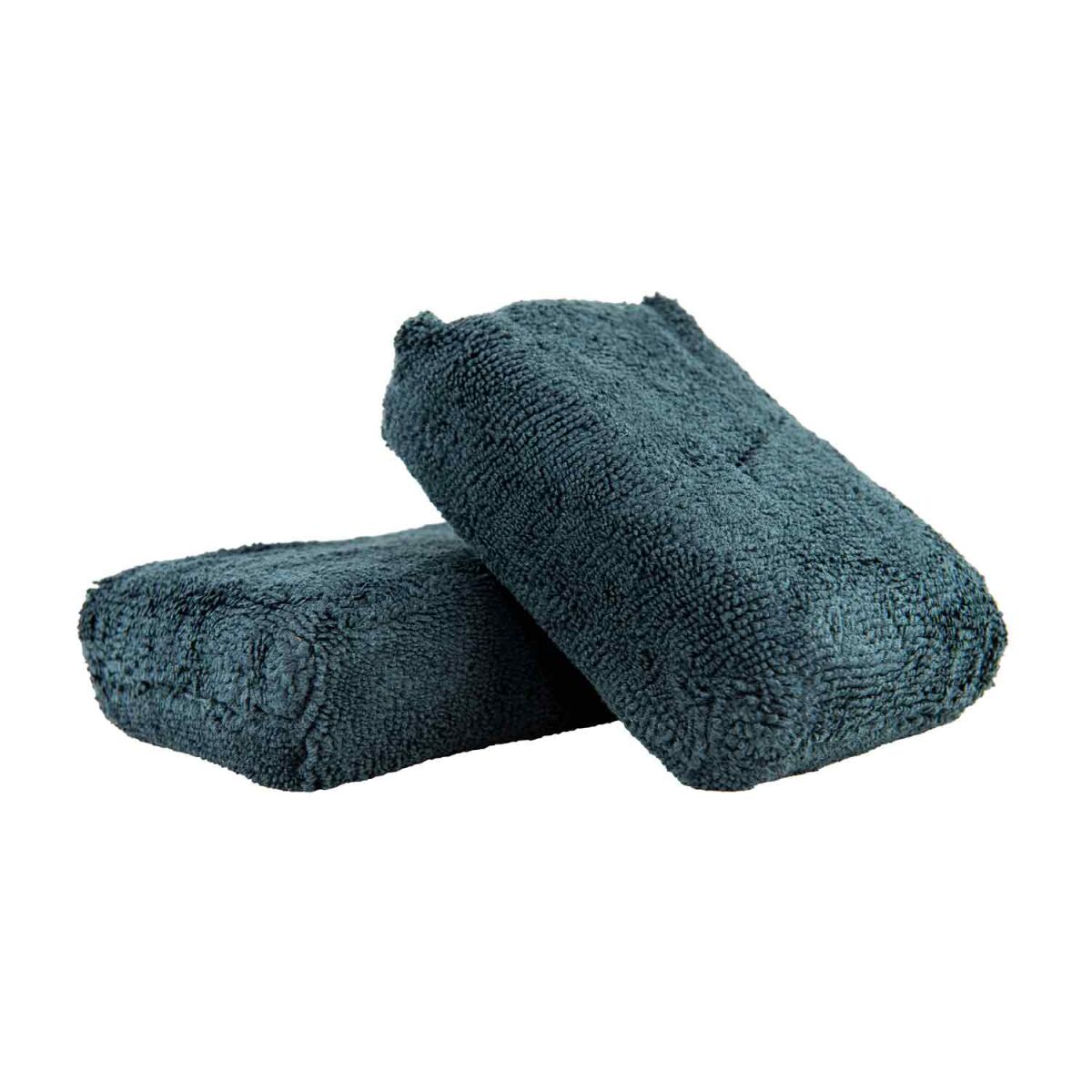 Chemical Guys Workhorse Premium Mikrofaser Applikator Schwarz 2Stk.