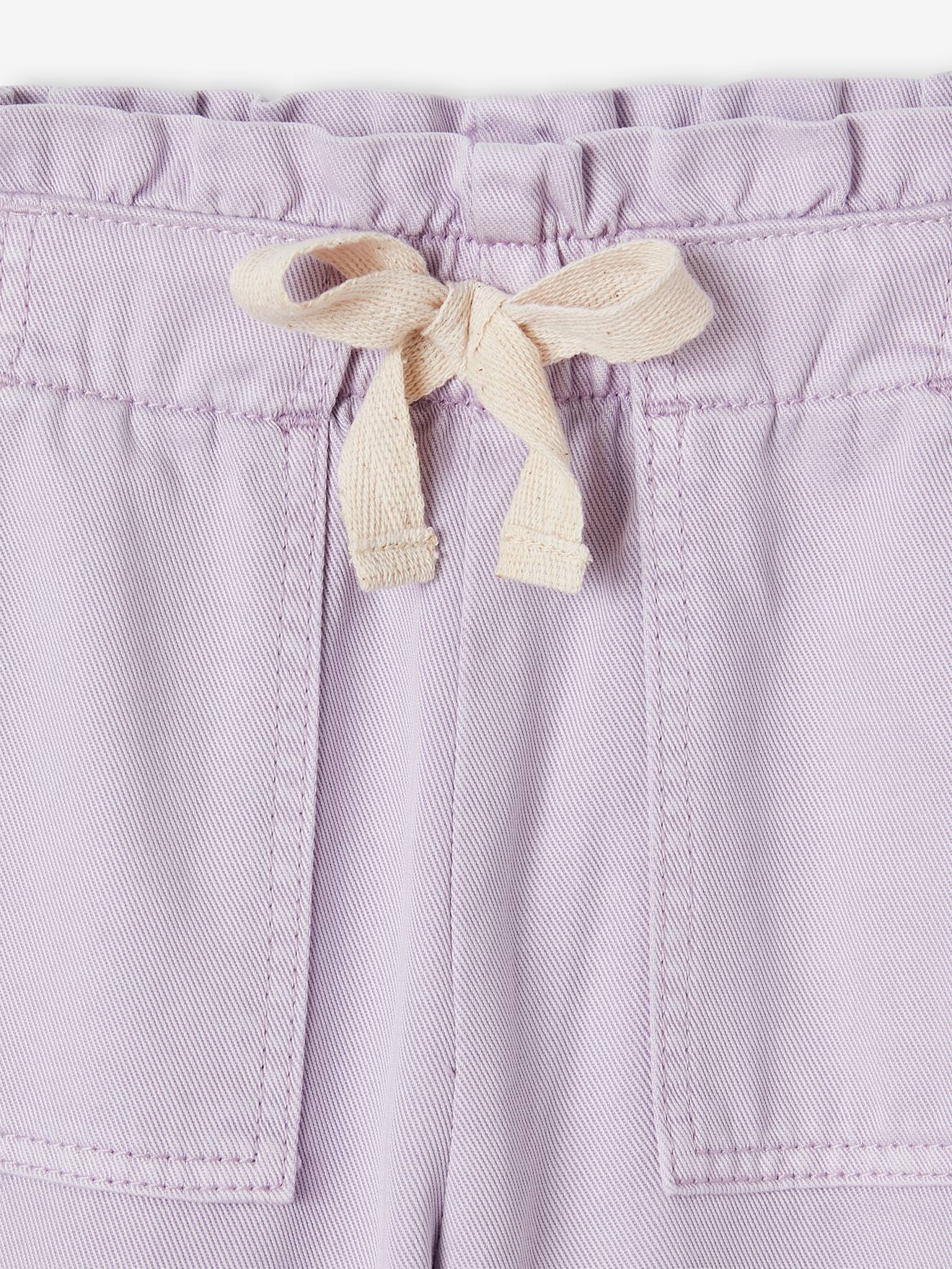 Vertbaudet Mädchen Paperbag-Hose - koralle