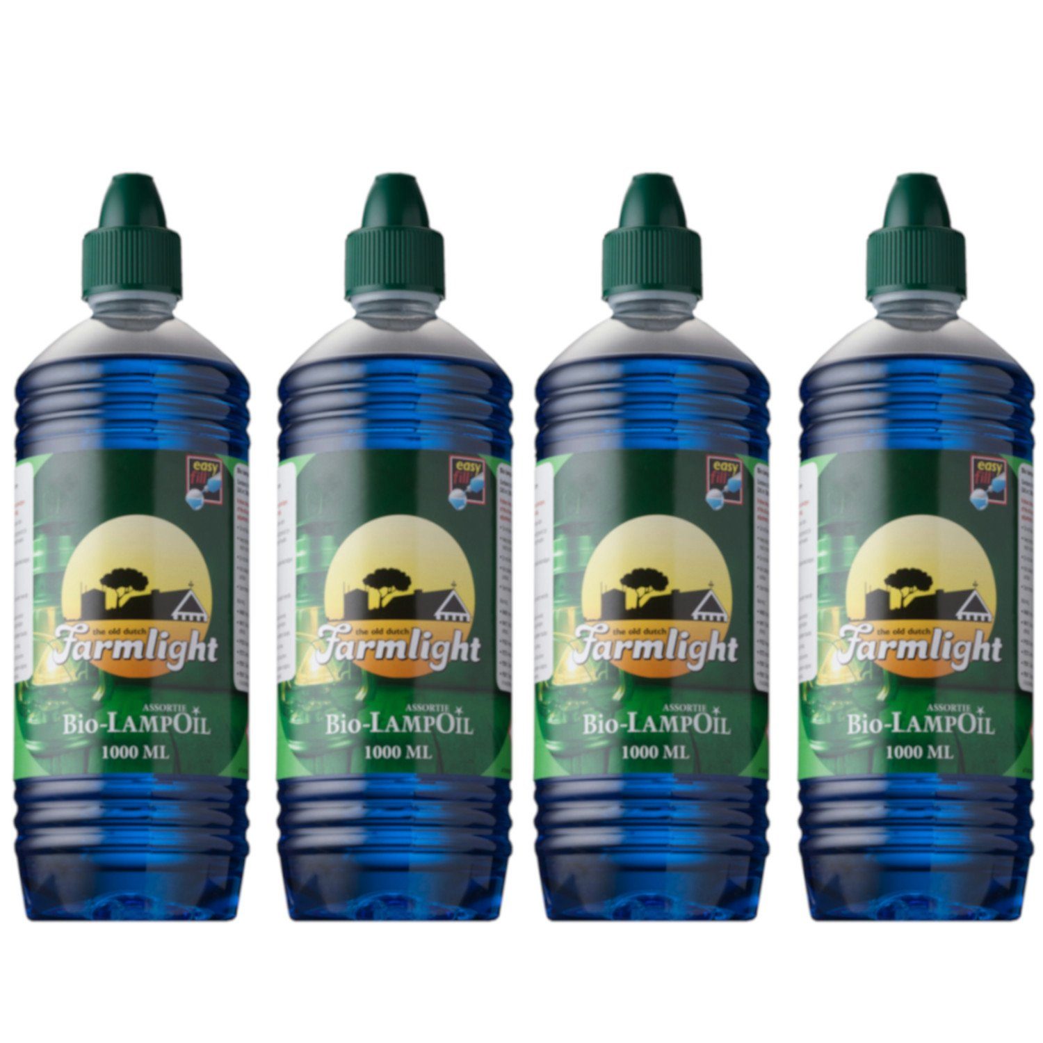 Moritz Lampenöl 4 Liter Bio Lampenöl blau, 2,8 kg, für Bambusfackeln, Gartenfackeln, Öllampen Outdoor Zubehör