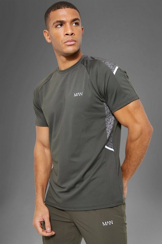 Man Active Gym T-Shirt mit Detail