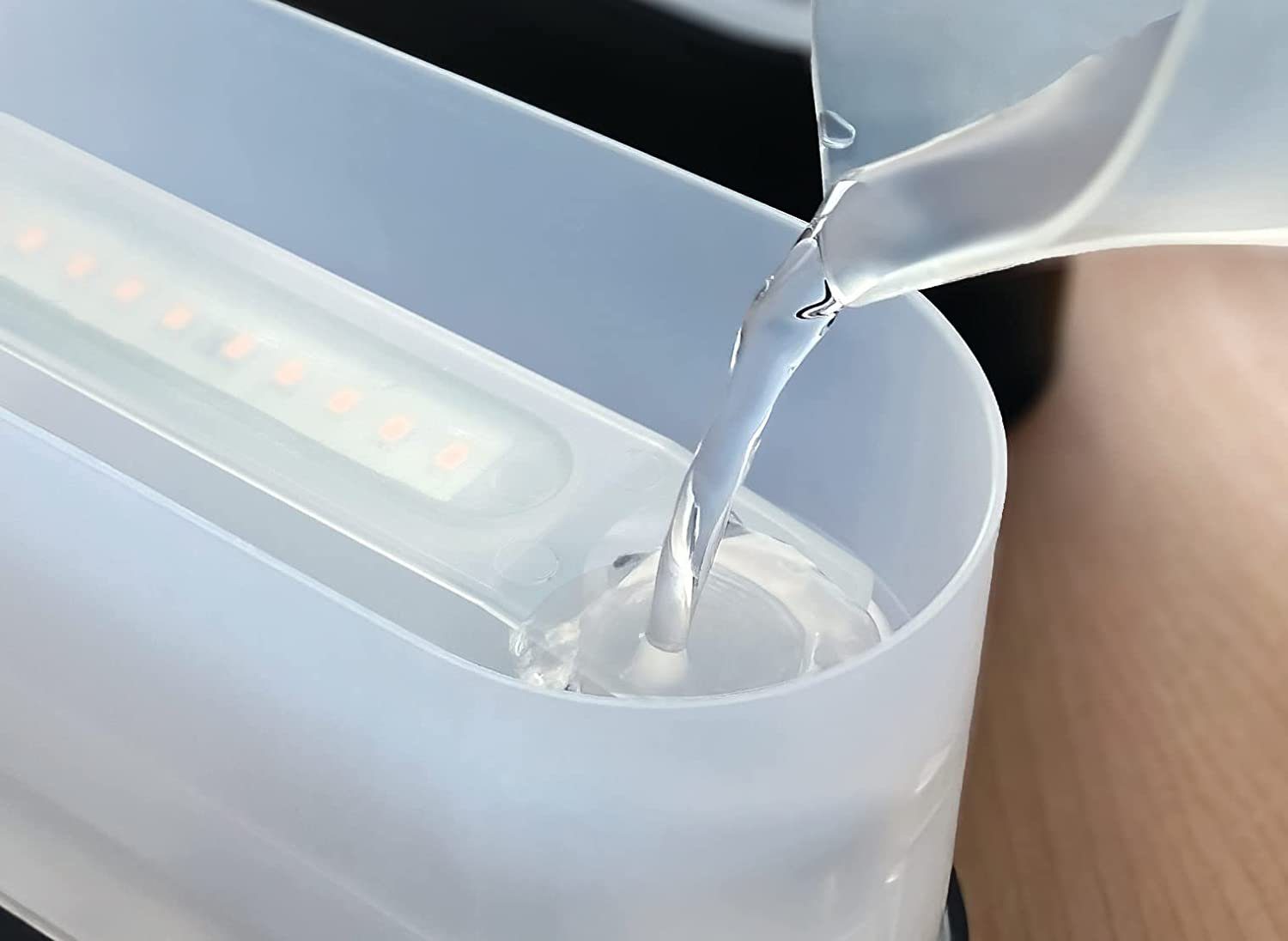 Orange-Planet Diffuser Aroma Diffuser Vernebler Luftbefeuchter mit Flammen Effekt Timer