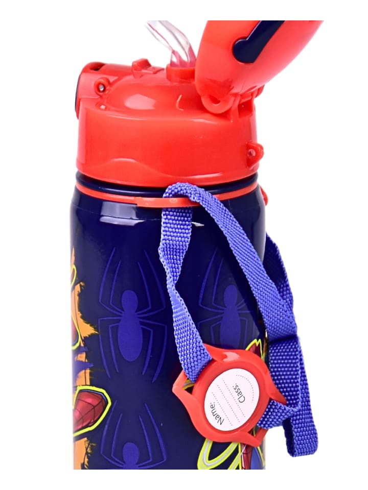 Spiderman Alu-Trinkflasche Spider-Man 600 ml mit Klappdeckel & Tragegurt in Bunt günstig kaufen 22