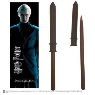 Harry Potter Kugelschreiber & Lesezeichen Draco Malfoy