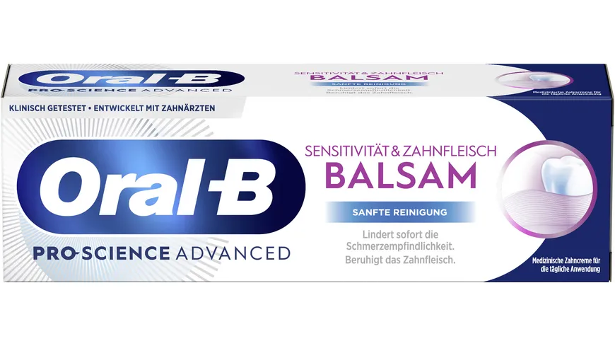 Oral-B Zahnpasta Pro-Science Advanced Sensitivität und Zahnfleisch Balsam 75 ml