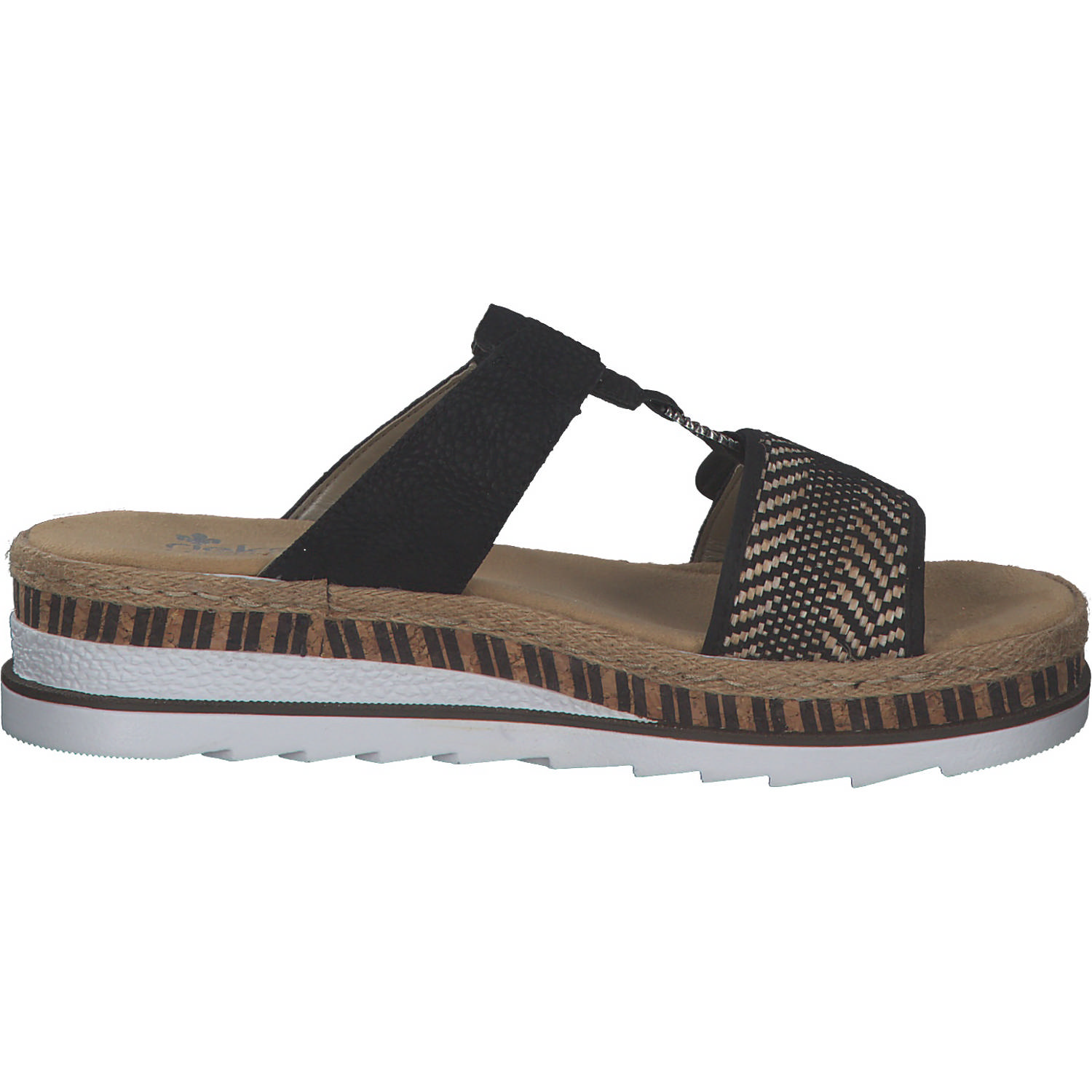 Rieker V7947, Pantoletten & Badeschuhe, Damen, Schwarz