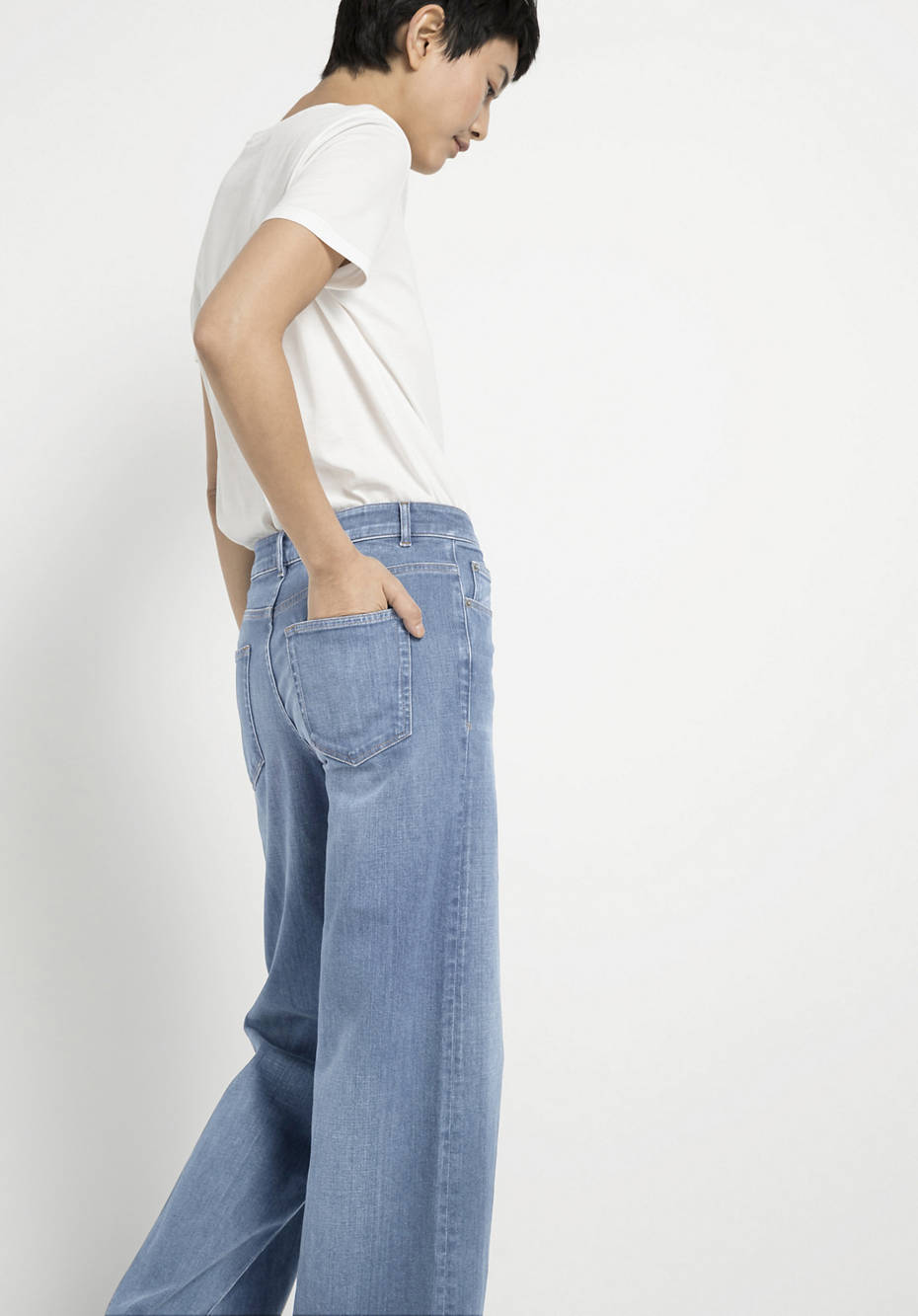 Jeans ALVA Mid Rise Wide Leg aus Bio-Denim