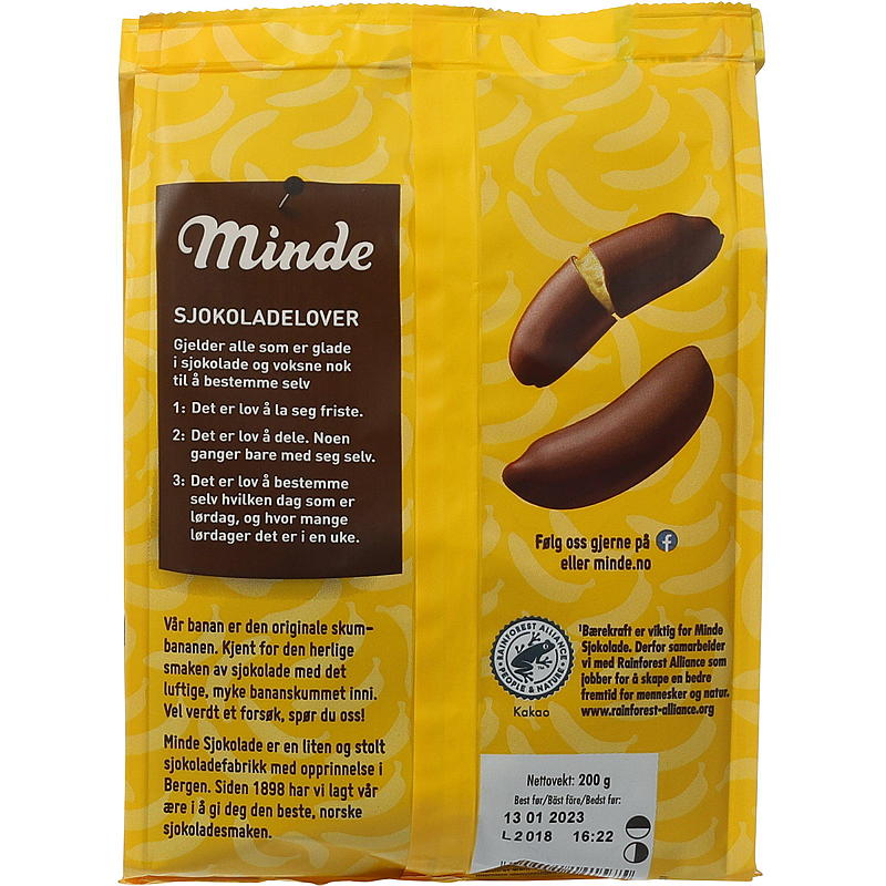 Minde Minde banan 200 g