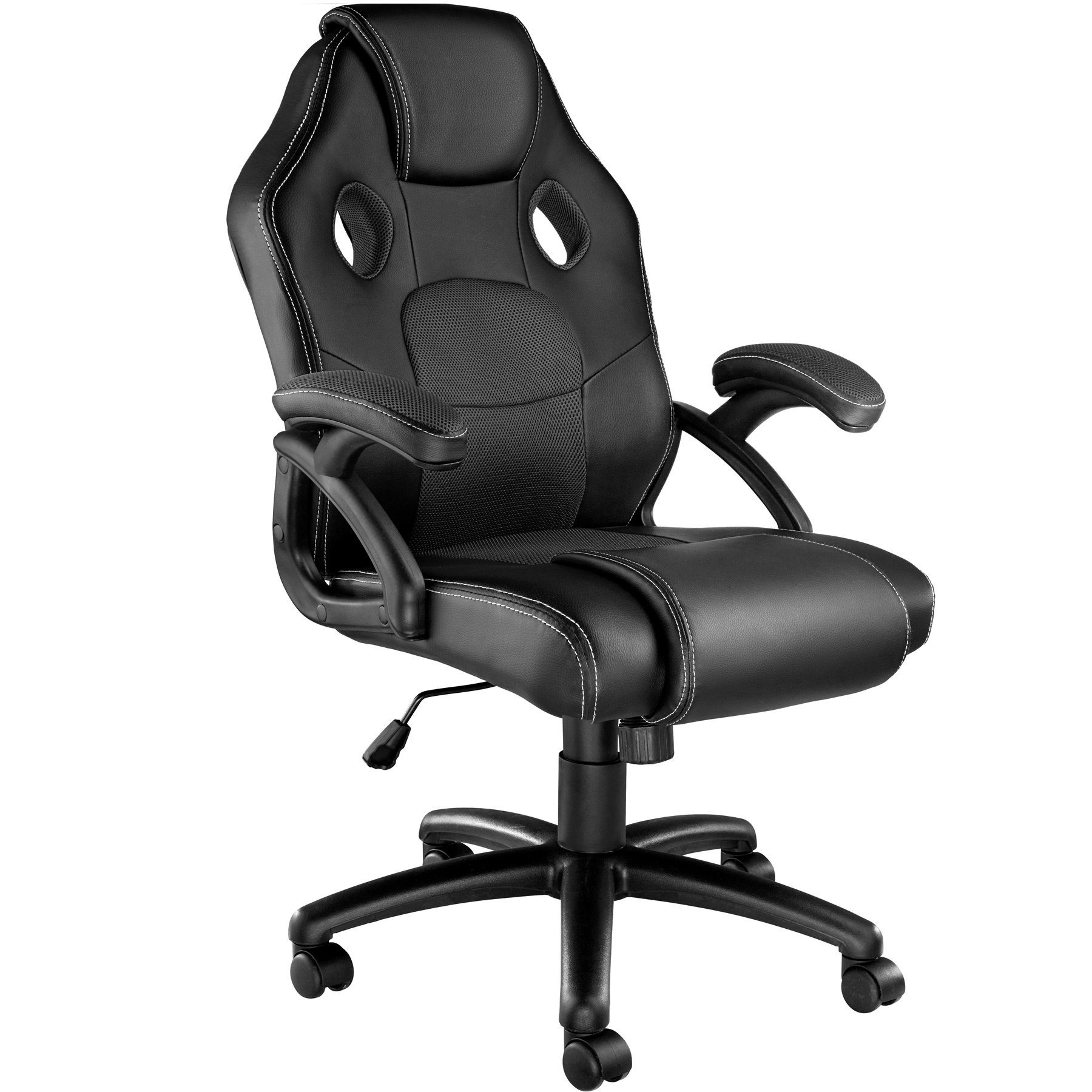 tectake Gaming-Stuhl Mike (1er, 1 St), einstellbare Wippmechanik