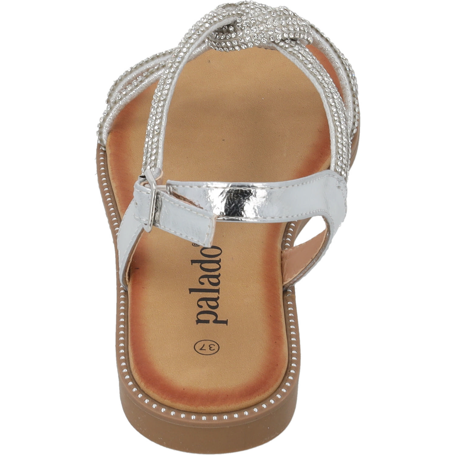 Palado Jertu, Klassische Sandalen, Damen, Silber