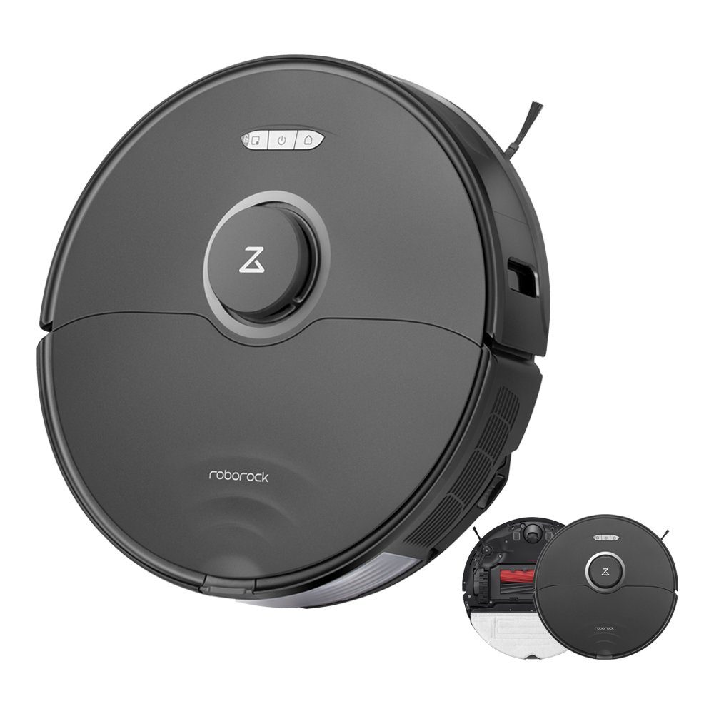 Roborock Saugroboter S8, 69,00 W, 6000Pa, DuoRoller-Bürste, VibraRise Wischen, 3D-Mapping, 3D-Strukturiertes Licht, Kindersicherung, APP Control, Upgrade von Roborock S7, VS S7 MaxV