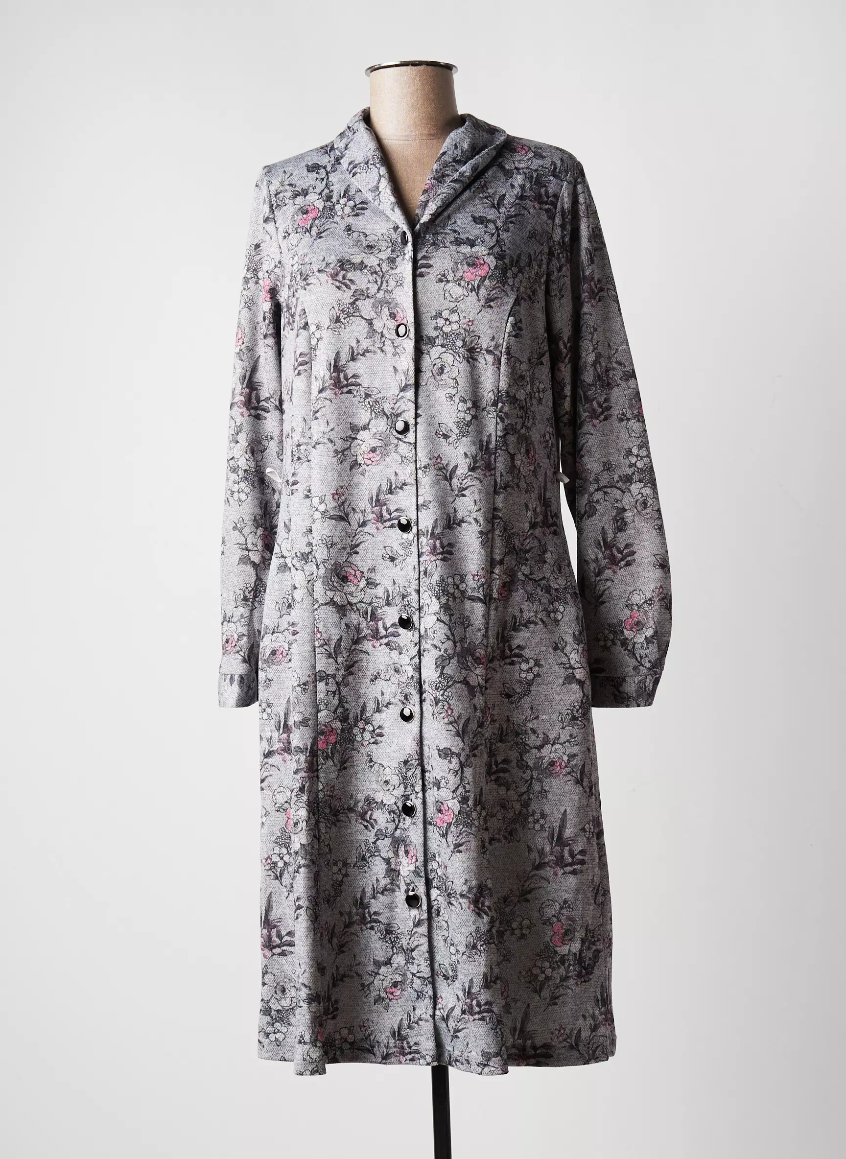 Damart Robes Mi Longues Femme couleur gris