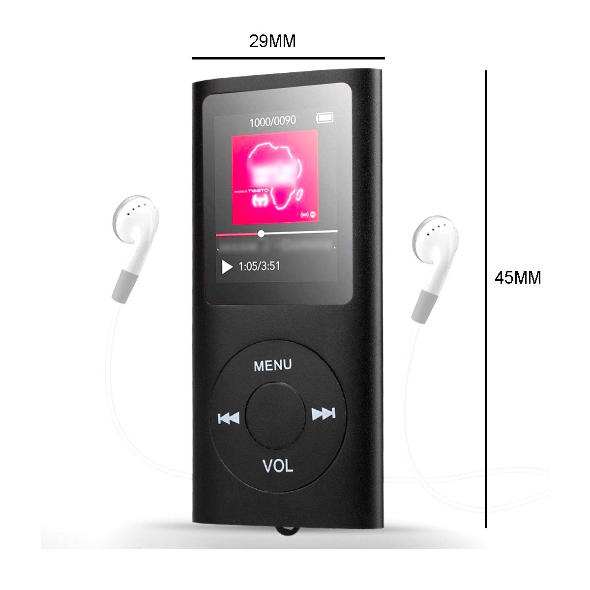 JedBesetzt MP4 Portable Player, mit 1,8 Zoll Bildschirm MP4-Player