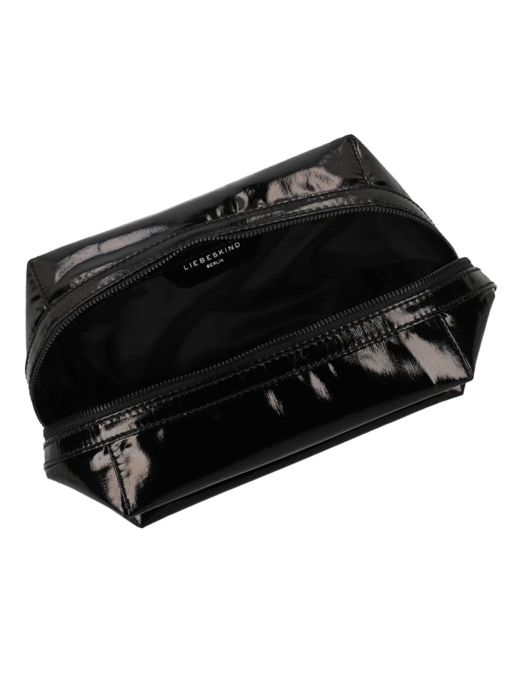 LIEBESKIND BERLIN Kulturbeutel S Leder 18 cm in black günstig kaufen onesize