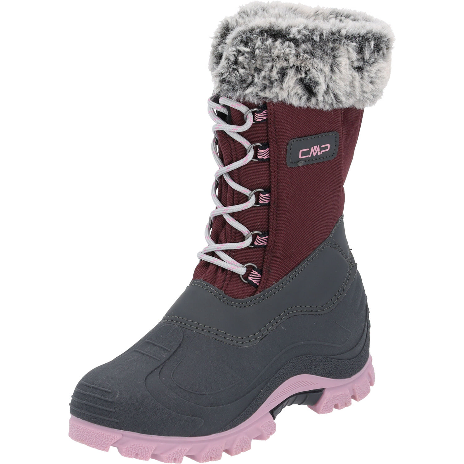 CMP Girl Magdalena 3Q76455J, Winterstiefel, Kinder, Rot (plum)