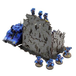 U-Shaped Necrotek Ruin (Gunmetal)