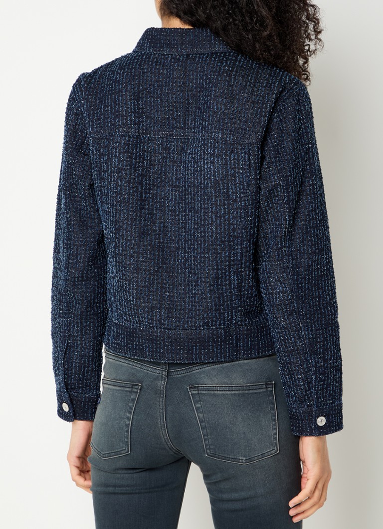Jachetă din denim Denham Kazuko cu buzunare la piept