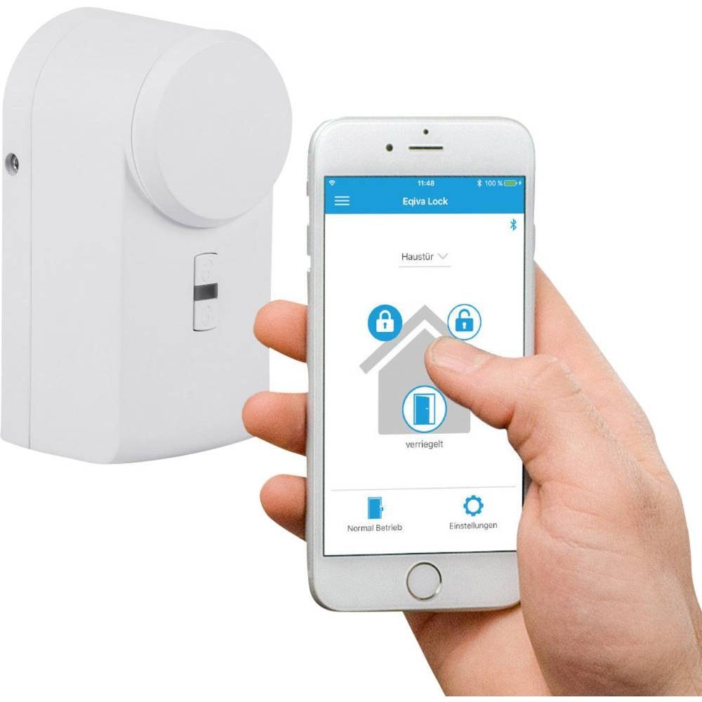 eqiva BLUETOOTH Smart Türschlossantrieb Smart-Home-Steuerelement, Bluetooth-fähig
