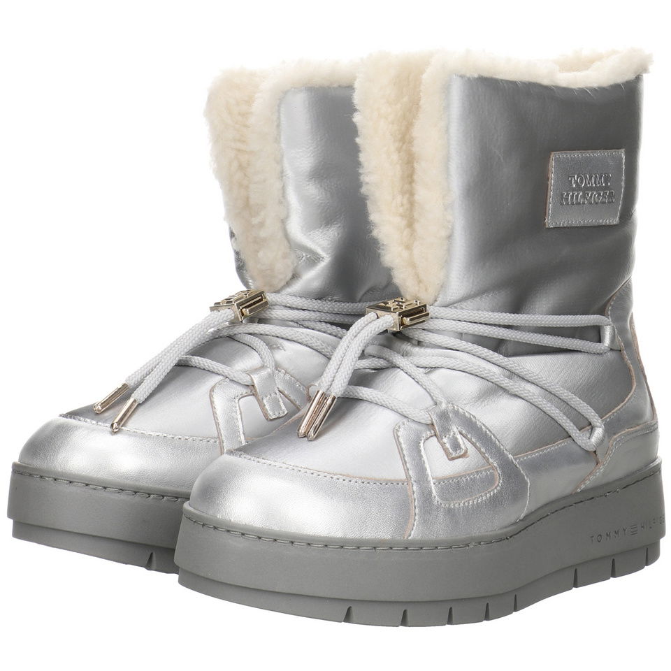 Tommy Hilfiger Tommy Essential Silver Snowboot
