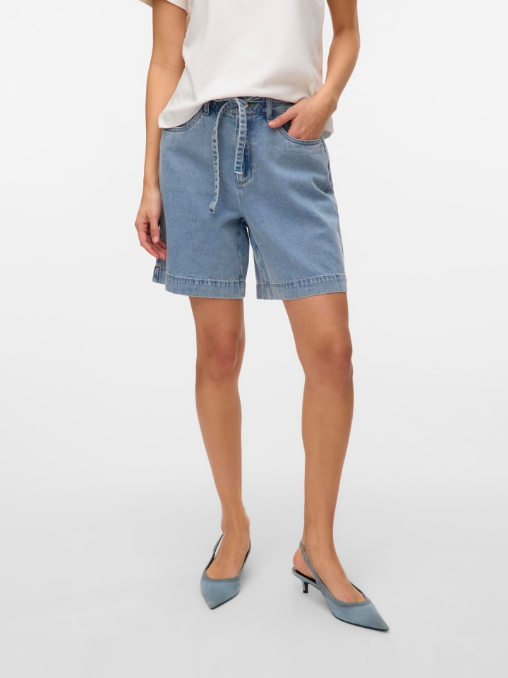 Vero Moda Jeans-Shorts in Light Blue Denim günstig kaufen