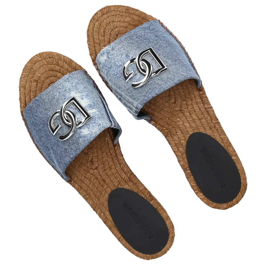 Dolce & Gabbana - Pantoletten ESPADRILLAS Denim - blau