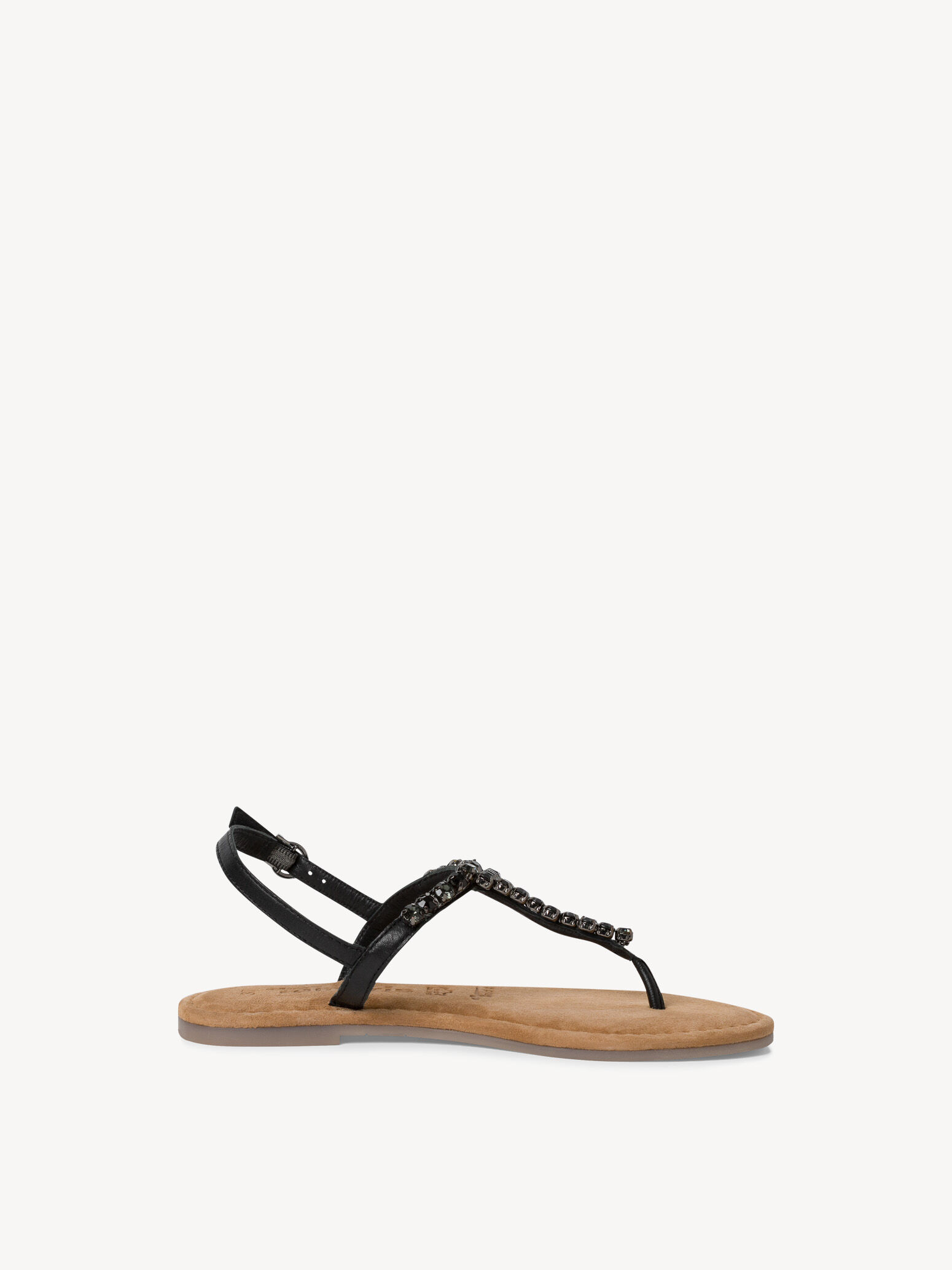 Sandale en cuir - noir