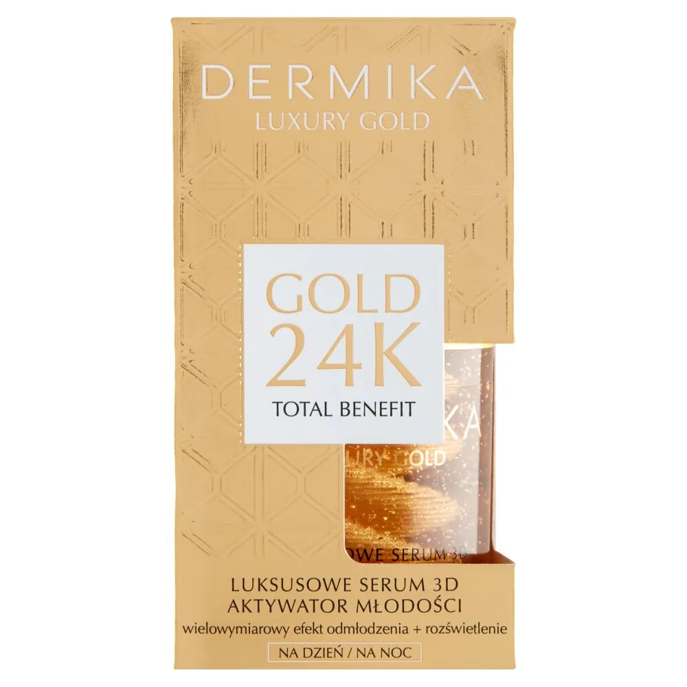Dermika Luxury Gold 24K 3D Serum til dag og nat