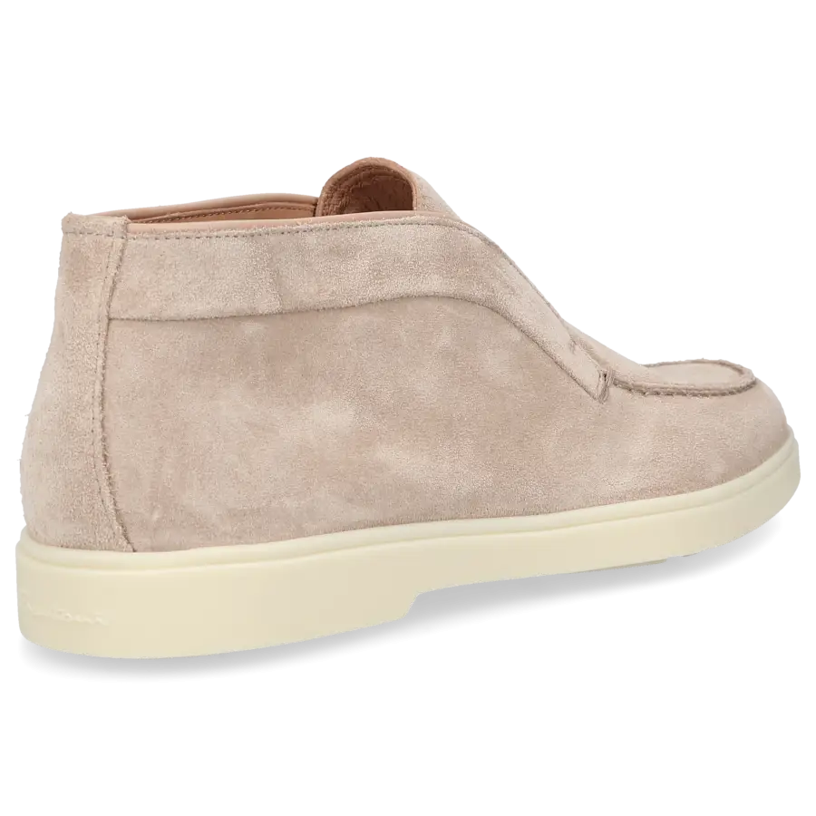 Santoni - Stiefeletten DESERT BOOT Veloursleder - beige