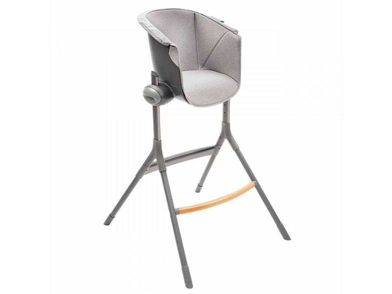 Coussin junior chaise haute Up&Down gris