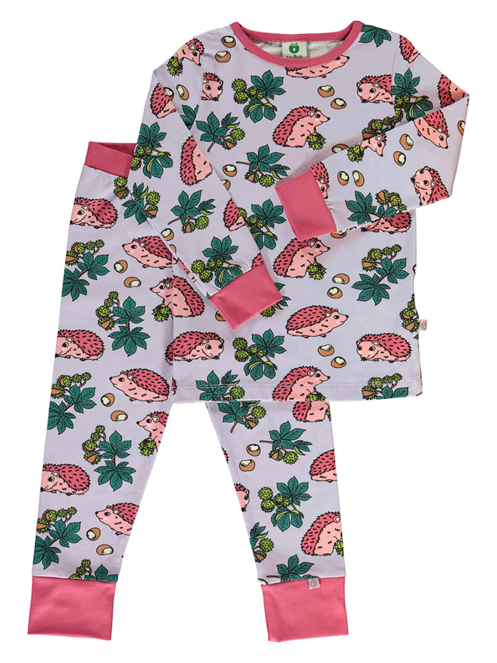 Småfolk Pyjama in Lila/ Bunt günstig kaufen