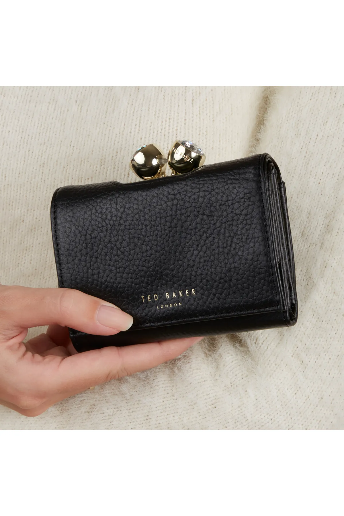 Ted Baker  Geldbörse - Schwarz - Unifarben