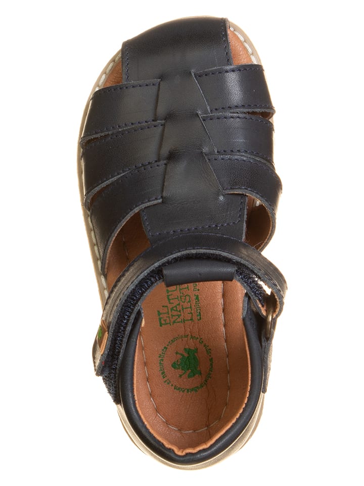 El Naturalista Leder-Halbsandalen 