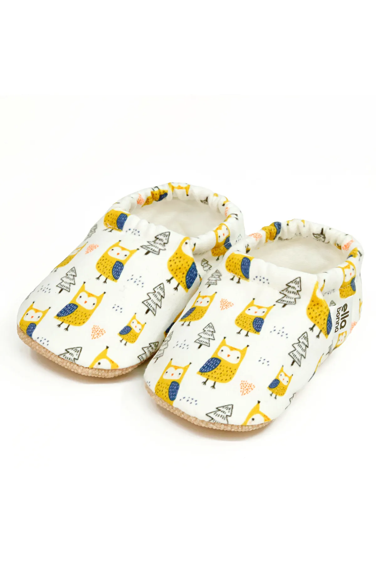 Ella Bonna  Anti-Rutsch-Sohle, Vogelmuster, Babyschuhe, Heimstiefel, Hausschuhe, Kinderzimmerschuhe, Hausschuhe
