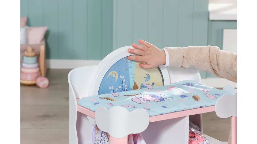 Baby Annabell - Day & Night Wickeltisch mit Auflage und 3 Kleiderbügeln