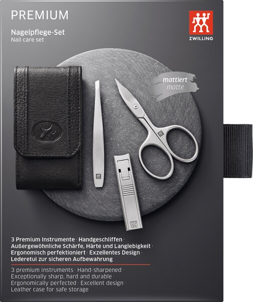 ZWILLING Beauty Premium Nagelpflege-Set - black Maniküre-Set