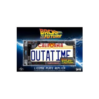 Zurück in die Zukunft Replik 1/1 ´Outatime´ DeLorean Nummernschild