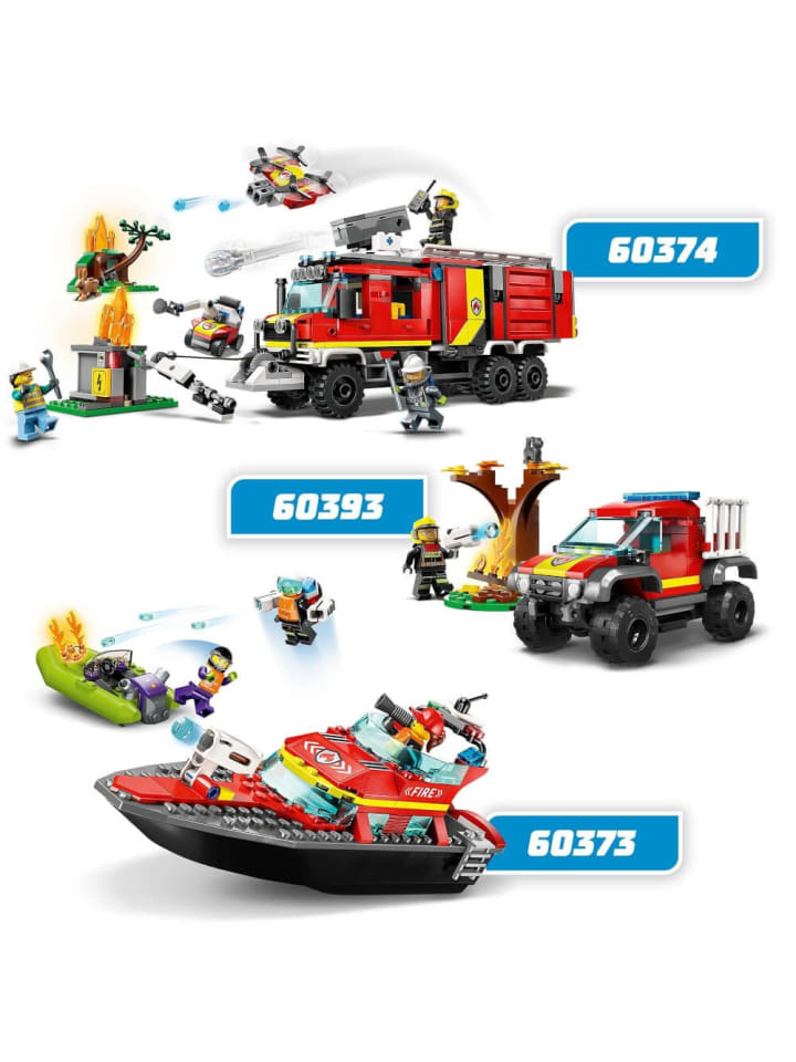LEGO Bausteine City 60373 Feuerwehrboot - ab 5 Jahre günstig kaufen onesize