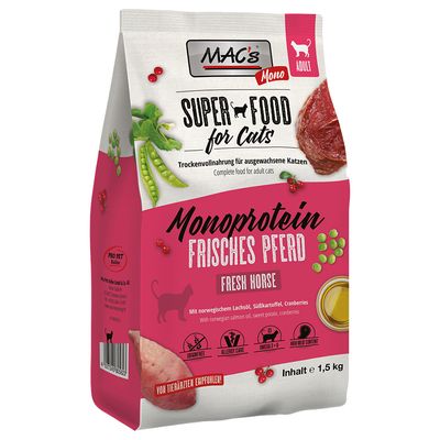 MAC's Superfood for Cats Adult Monoprotein Pferd