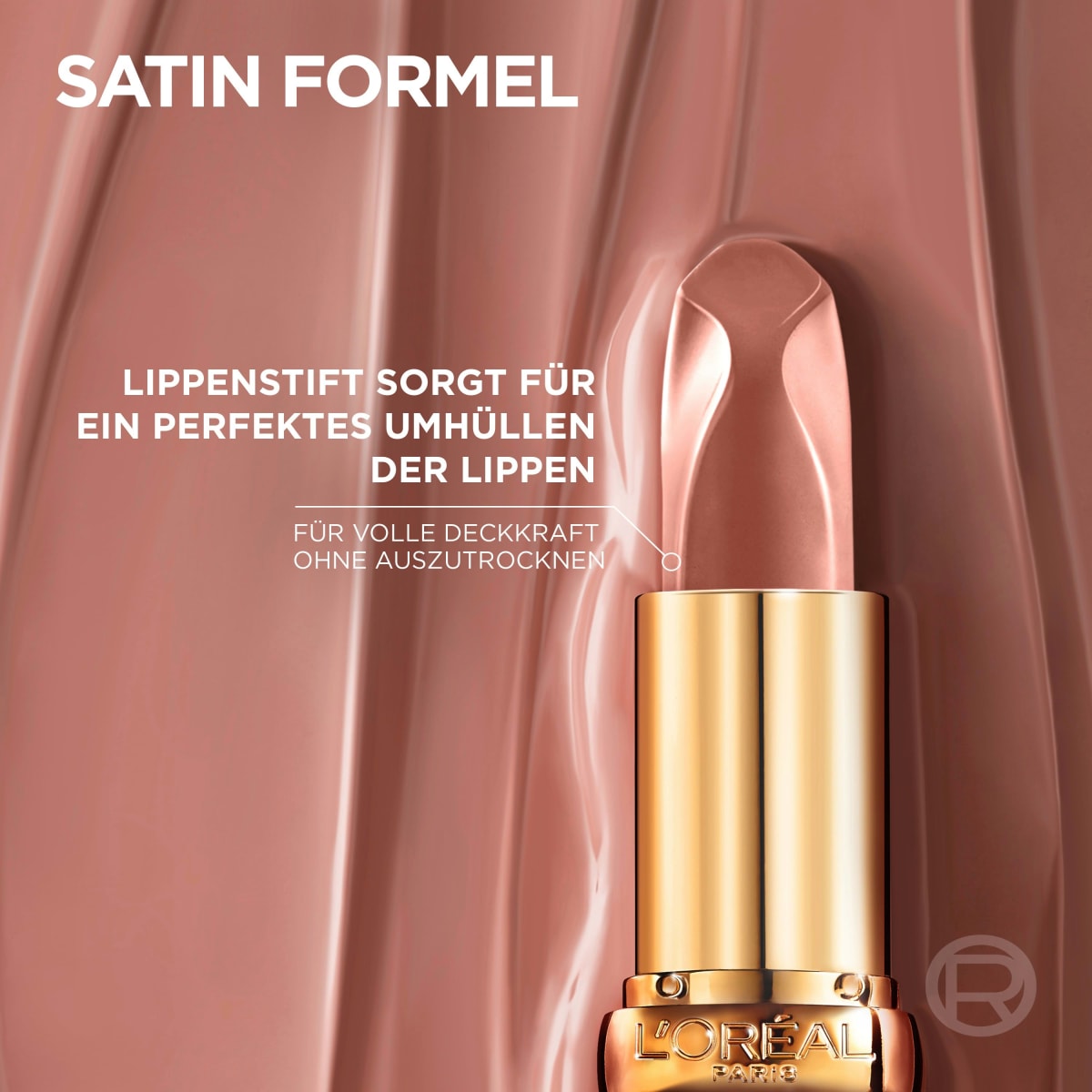 Lippenstift Color Riche Satin Nude 550 Nu Unapologetic, 4,7 g
