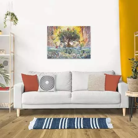 Puzzle 1500 Teile - Das Einhorn aus dem See und seine Freunde