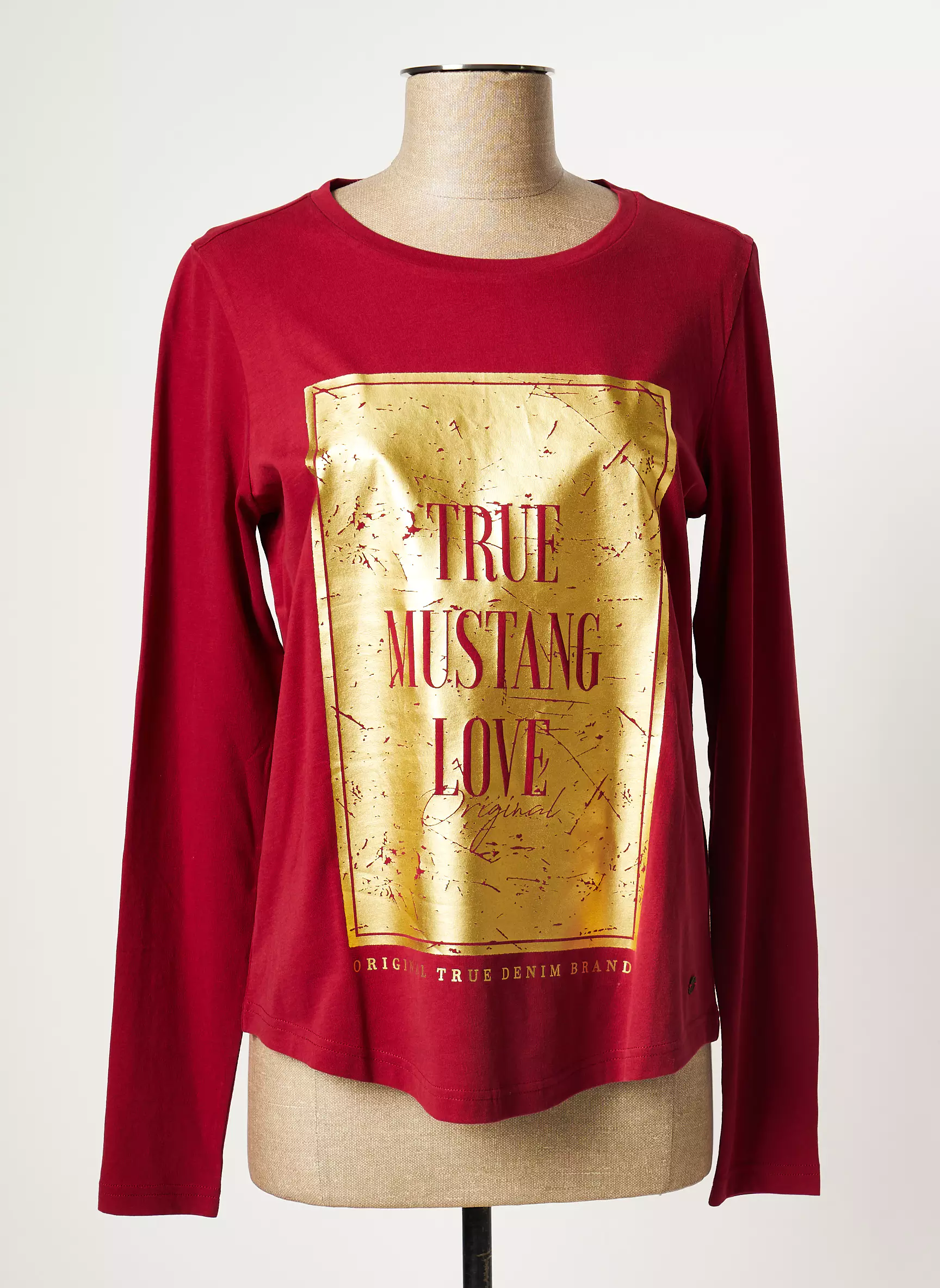 Mustang Tshirts Femme couleur rouge