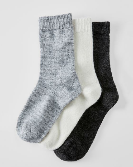 Lot de 3 paires de chaussettes unies Thermolactyl