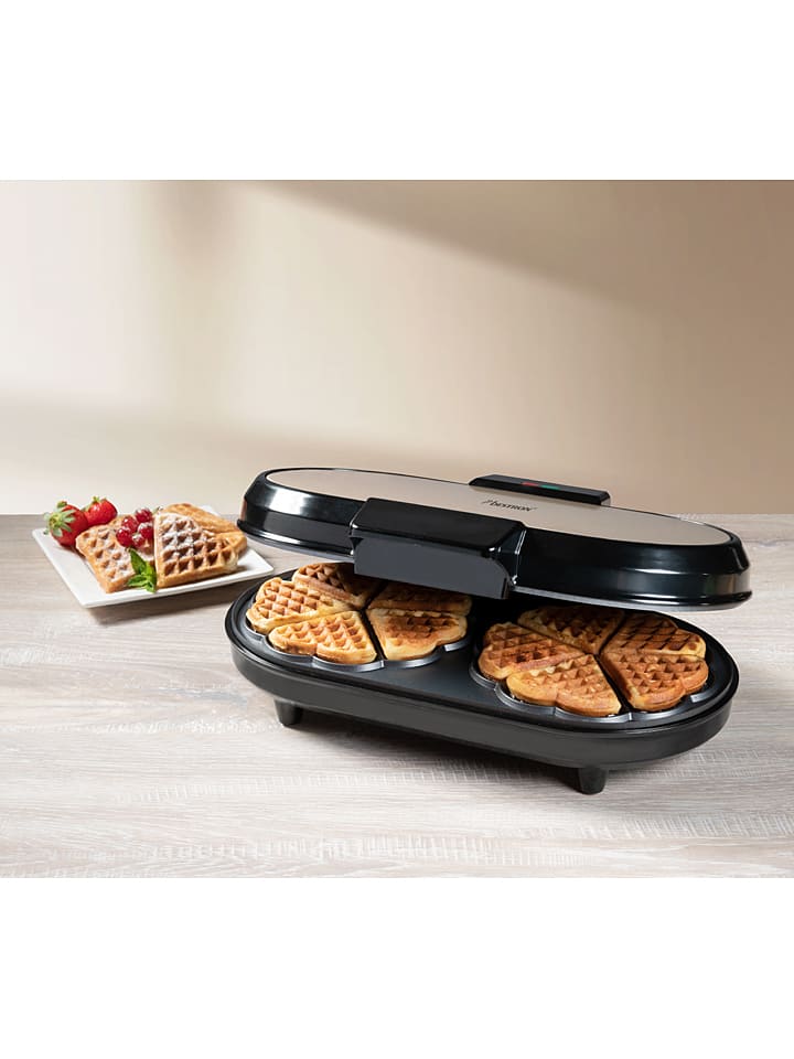 bESTRON Doppel-Waffeleisen 