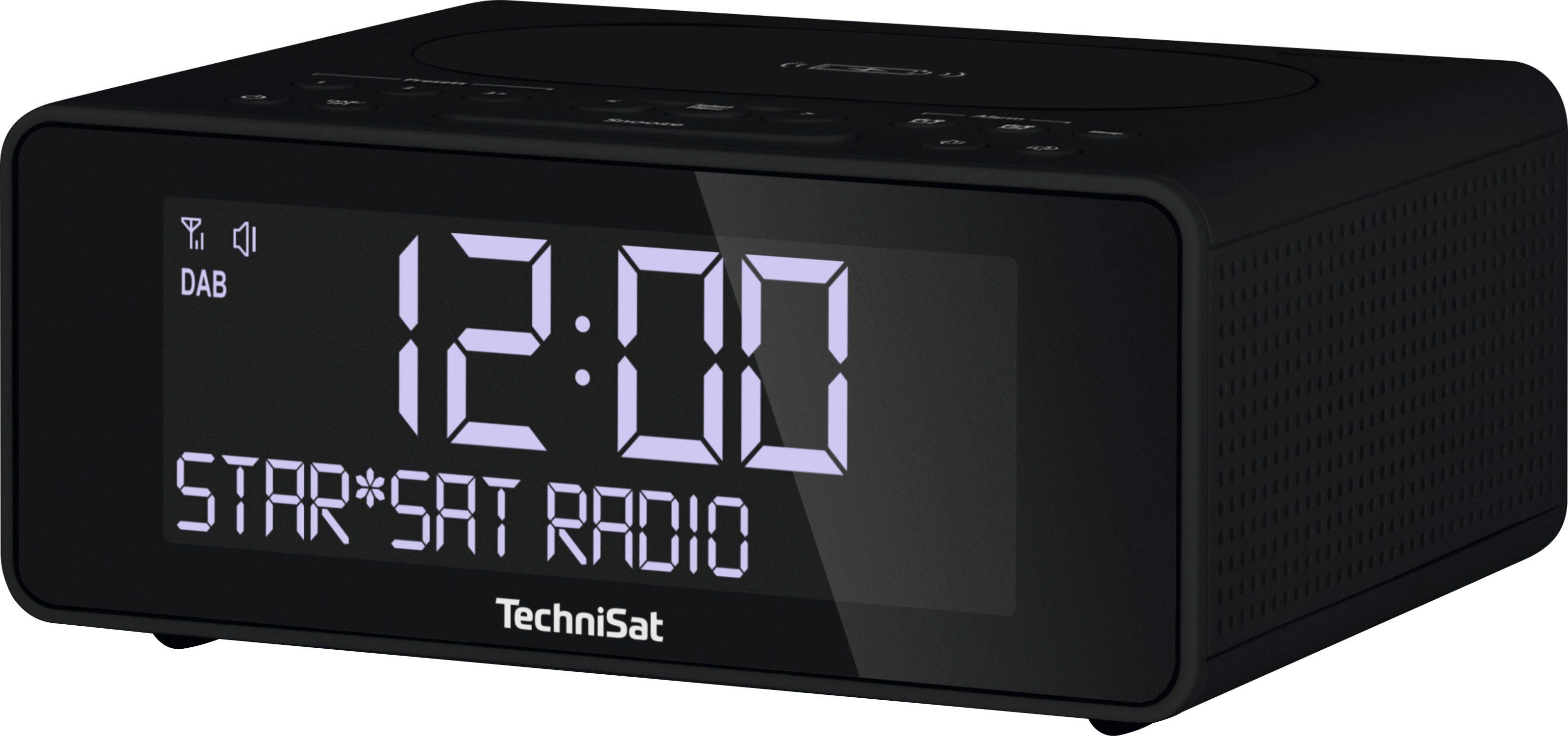 TechniSat Radiowecker DIGITRADIO 52 - Stereo Uhrenradio mit DAB+, Snooze-Funktion, dimmbares Display, Sleeptimer