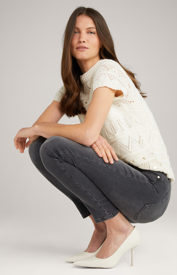 Skinny-Jeans Sue in Medium Grey Washed