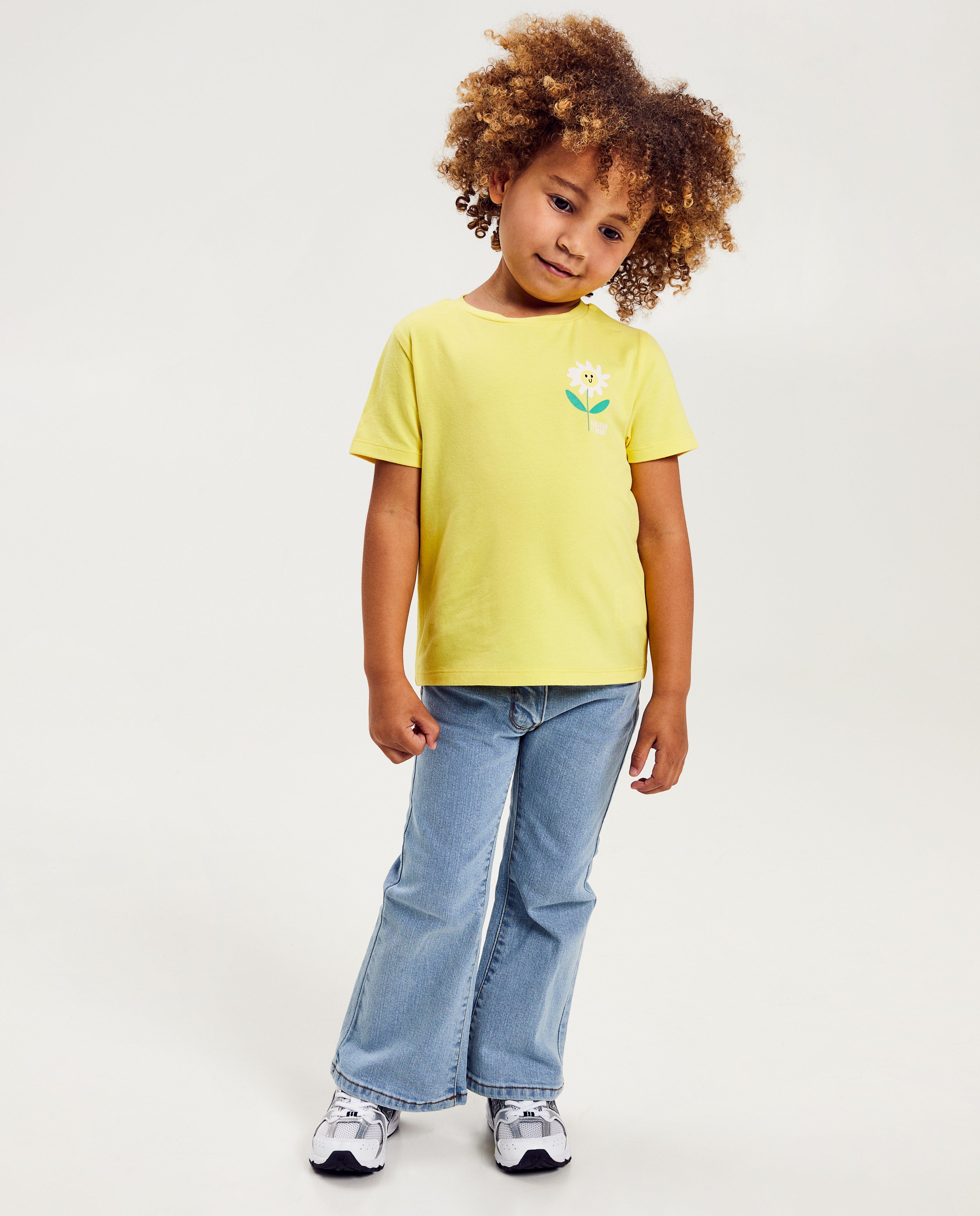 Tricou Milla Star cu imprimeu floral galben