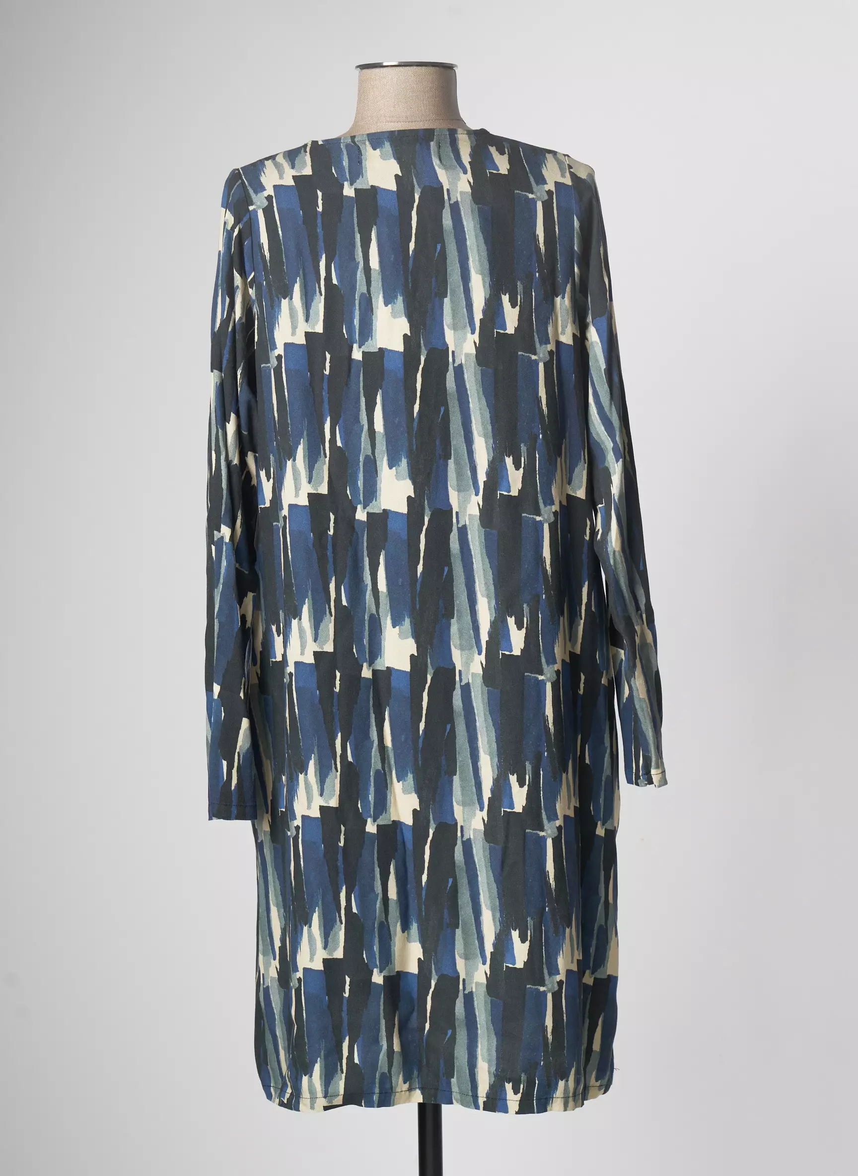 Pan Robes Mi Longues Femme couleur bleu
