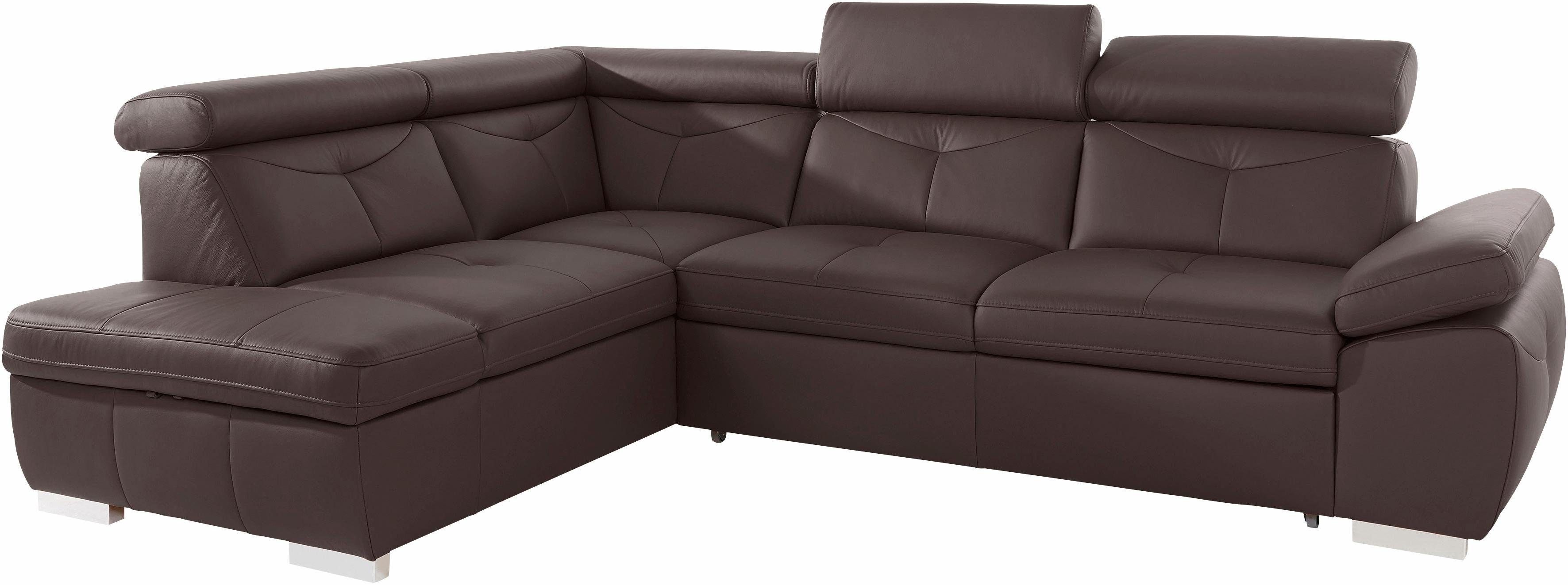 exxpo - sofa fashion Ecksofa Spring, wahlweise mit Bettfunktion und Bettklasten