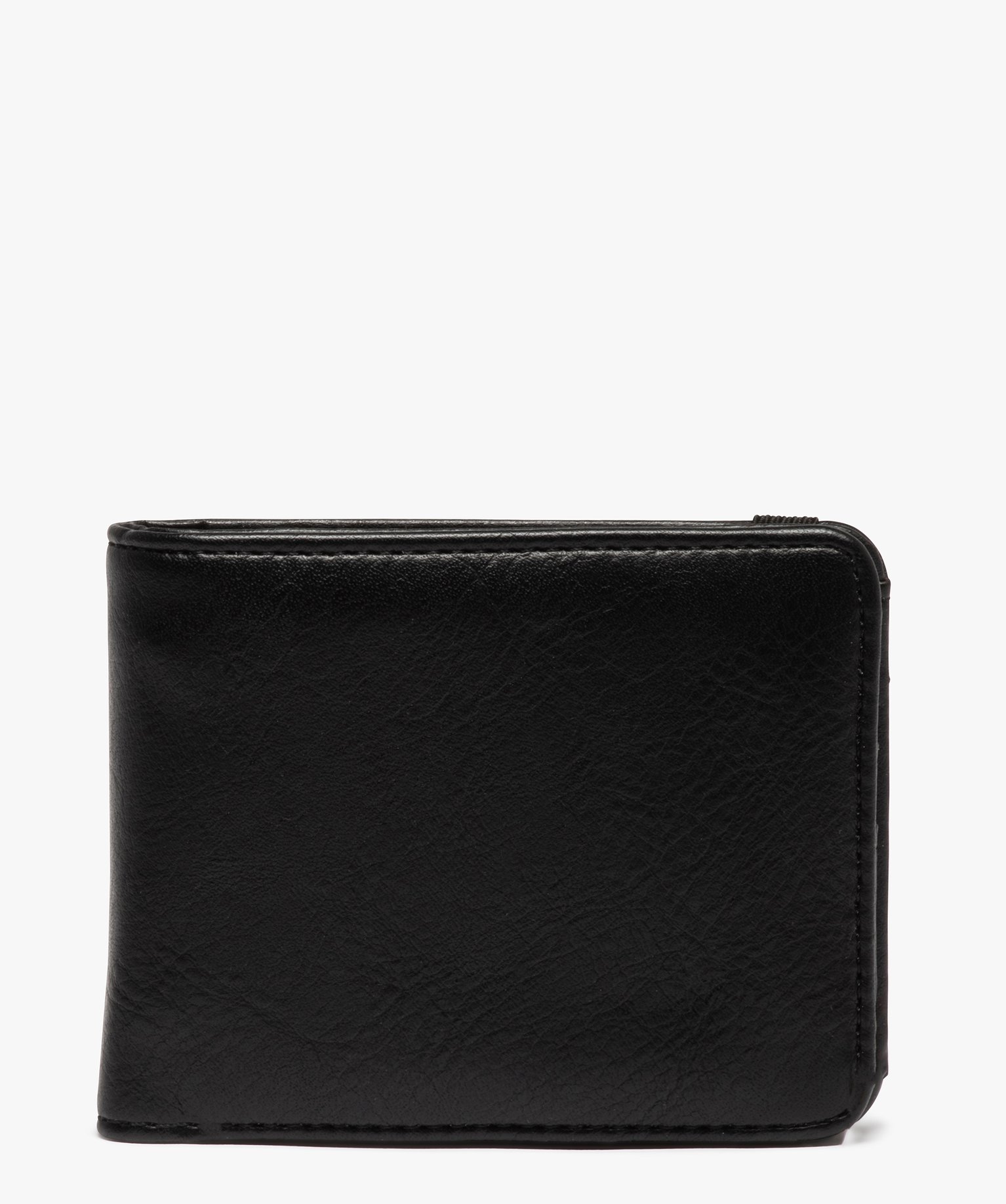 Portefeuille homme petit format avec bride élastique noir | GEMO